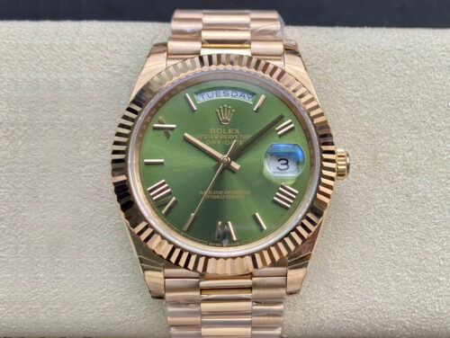 Rolex Day-Date 40 228235 40MM EW Factory Green Dial Replica Watch - UK Replica