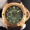 Panerai Luminor Submersible 1950 Bronzo PAM382 VS Factory V2 Green Dial Replica Watch - UK Replica