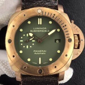 Panerai Luminor Submersible 1950 Bronzo PAM382 VS Factory V2 Green Dial Replica Watch - UK Replica