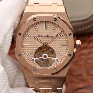 Audemars Piguet Royal Oak Tourbillon 26515OR.OO.1220OR.01 R8 Factory 18K Rosegold Dial Replica Watch