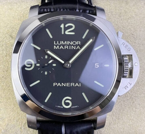 Panerai Luminor Marina 1950 PAM 00312 VS Factory Black Dial Replica Watch