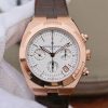 Vacheron Constantin Overseas Chronograph 5500V/000R-B074 8F Factory Silver Dial Replica Watch