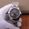 JB Factory Replica Rolex Milgauss Base 116400 Label Noir Design LNT01HS-001 Silver case watch