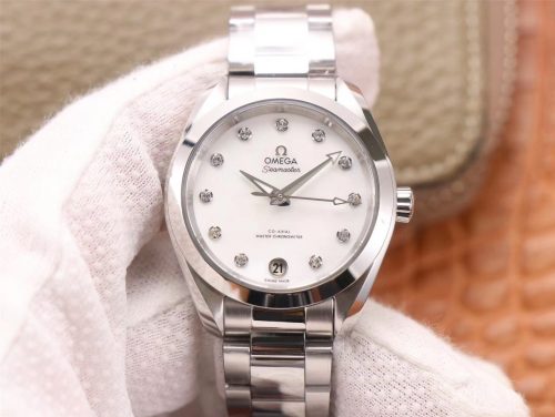 VS Factory Seamaster Aqua Terra 150M OMEGA CO‑AXIAL Master Chronometer Ladies 220.10.38.20.52.001 Replica Watch