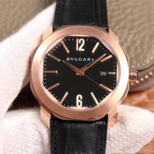 Bvlgari Octo 101963 BGOP41BGLD BV Factory Black Dial Replica Watch