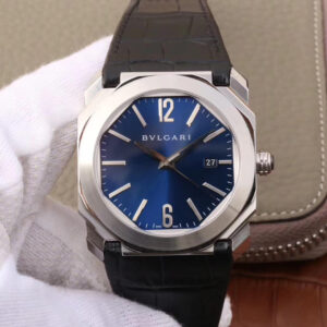 Bvlgari Octo 102429 BGO38C3SLD Dark Blue Dial Replica Watch