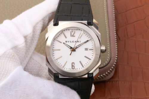 Bvlgari Octo 102779 OC41C6SLD White Dial Replica Watch