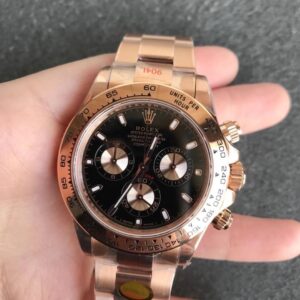 Rolex Daytona m116505-0008 Noob Factory Black Dial Replica Watch