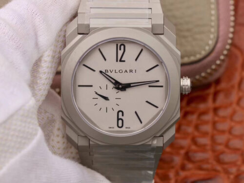 Bvlgari Octo Finissimo 103011 BV Factory Silver Gray Dial Replica Watch