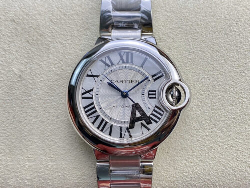 Ballon Bleu De Cartier 33MM W6920071 V6 Factory White Dial Replica Watch