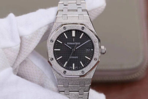 Audemars Piguet Royal Oak 15454BC.GG.1259BC.01 JH Factory Black Dial Replica Watch