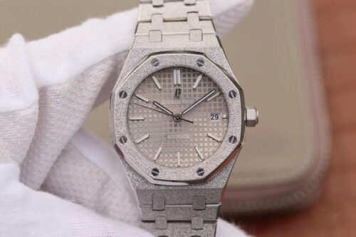 Audemars Piguet Royal Oak 15454BC.GG.1259BC.01 JH Factory Rhodium Dial Replica Watch