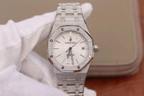 Audemars Piguet Royal Oak 15454BC.GG.1259BC.01 JH Factory Silver Dial Replica Watch
