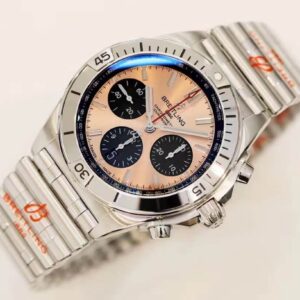 Breitling Chronomat AB0134101K1A1 GF Factory Rose Gold Dial Replica Watch