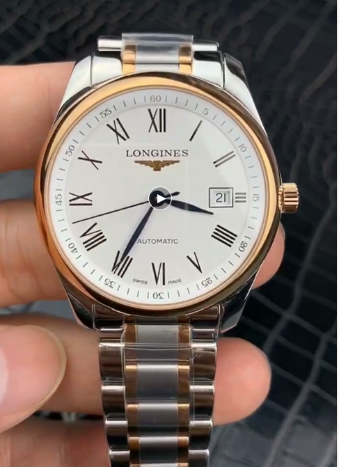 Video real shot of Longines Watch Master Series