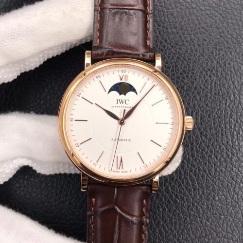 IWC Portofino Moon Phase IW459401 MKS Factory Rose Gold Replica Watch