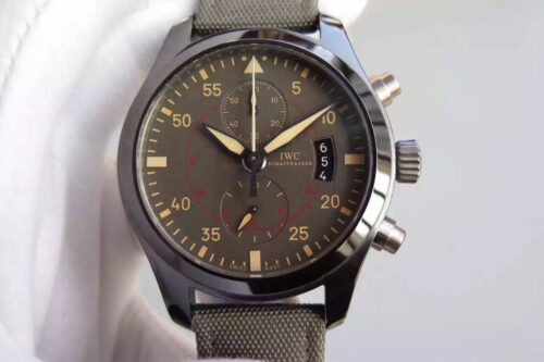 IWC Pilot IW388002 V6 Factory Charcoal Gray Dial Replica Watch