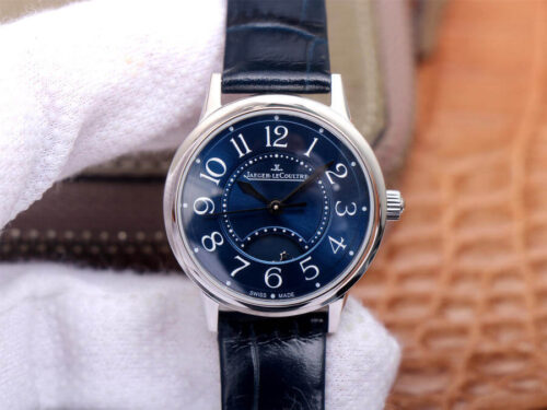 Jaeger LeCoultre Rendez Vous 3468480 MG Factory Blue Dial Replica Watch