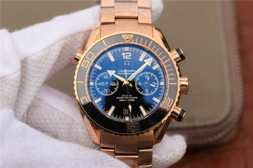 Omega Seamaster Ocean Universe Timing 232.63.46 OM Factory Black Dial Replica Watch