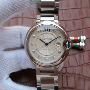 Ballon Bleu De Cartier WE902075 JF Factory Silver Dial Replica Watch