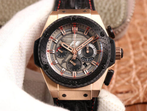 Hublot King Power 703.ZM.1123.NR.FMO10 V6 Factory Rose Gold Replica Watch