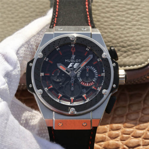 Hublot King Power 703.ZM.1123.NR.FMO10 V6 Factory Black Dial Replica Watch