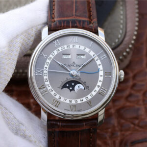 Blancpain Villeret 6654-1113-55B OM Factory V2 Grey Dial Replica Watch