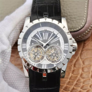 Roger Dubuis Excalibur RDDBEX0291 JB Factory Tourbillon Black Dial Replica Watch