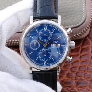 IWC Portofino 150th Anniversary Special Edition IW391023 ZF Factory Blue Dial Replica Watch