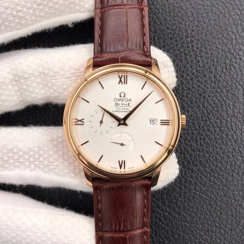 Omega De Ville 424.53.40.21.02.001 ZF Factory Red Gold Replica Watch