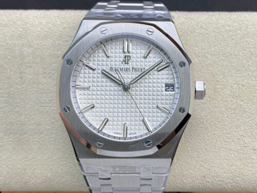 Audemars Piguet Royal Oak 15500ST.OO.1220ST.04 ZF Factory White Dial Replica Watch