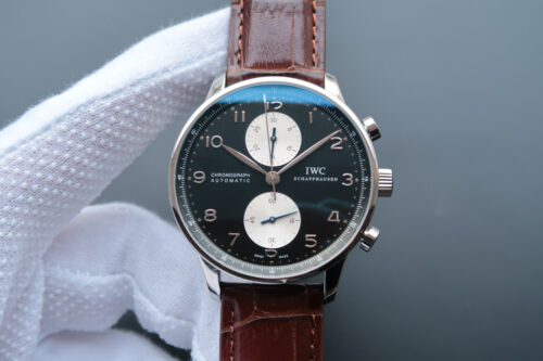 IWC Portugieser IW371404 ZF Factory V7 Black Dial Replica Watch