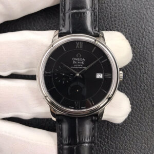Omega De Ville 424.13.40.21.01.001 ZF Factory Black Dial Replica Watch
