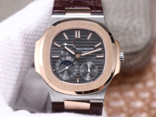 Patek Philippe Nautilus 5712GR-001 PF Factory Dark Gray Dial Replica Watch