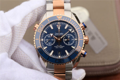 Omega Seamaster Ocean Planet 600M 215.20.46.51.03.001 OM Factory Blue Dial Replica Watch