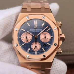 Audemars Piguet Royal Oak Chronograph 26331OR.OO.1220OR.01 OM Factory Blue Dial Replica Watch