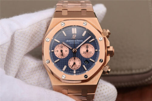 Audemars Piguet Royal Oak Chronograph 26331OR.OO.1220OR.01 OM Factory Blue Dial Replica Watch