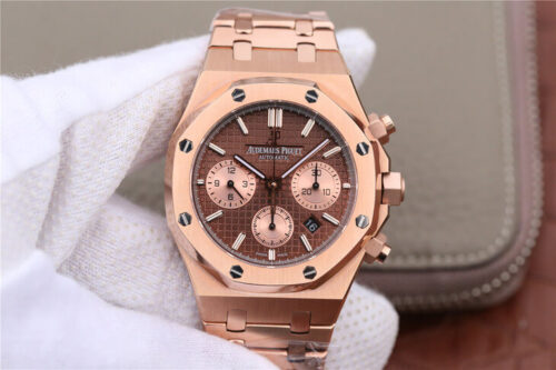 Audemars Piguet Royal Oak Chronograph 26331OR.OO.1220OR.02 OM Factory Brown Dial Replica Watch