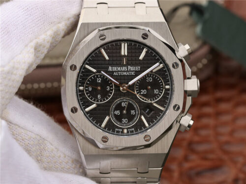 Audemars Piguet Royal Oak Chronograph 26320ST.OO.1220ST.01 OM Factory Black Dial Replica Watch