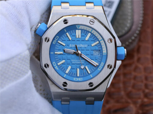 Audemars Piguet Royal Oak Offshore Diver 15710ST.OO.A032CA.01 JF Factory Blue Dial Replica Watch