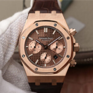Audemars Piguet Royal Oak Chronograph 26331OR.OO.D821CR.01 OM Factory Brown Dial Replica Watch