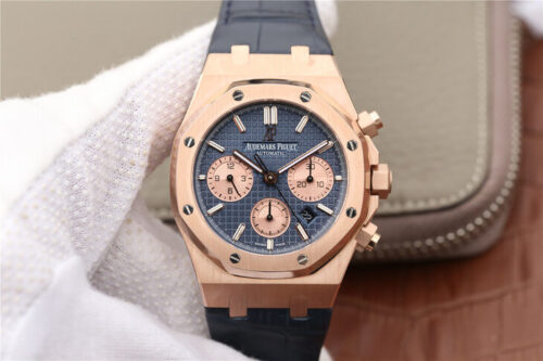 Audemars Piguet Royal Oak Chronograph 26331OR.OO.D315CR.01 OM Factory Blue Dial Replica Watch