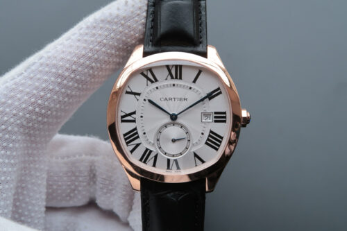 Drive De Cartier WGNM0003 V6 Factory Silver Dial Replica Watch