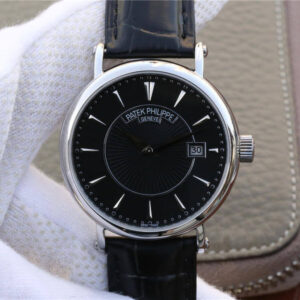 Patek Philippe Calatrava 5153G-001 ZF Factory Black Dial Replica Watch