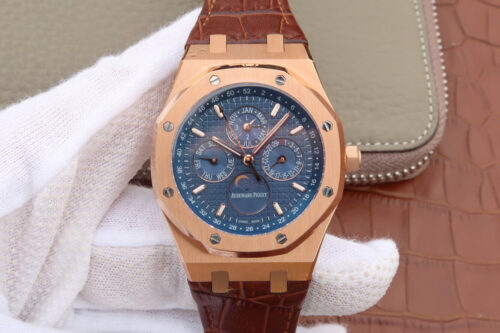 Audemars Piguet Royal Oak Perpetual Calendar 26574 JF Factory Blue Dial Replica Watch