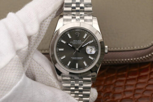 Rolex Datejust M126300-0008 EW Factory Grey Dial Replica Watch
