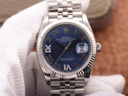 Rolex Datejust 126234 EW Factory Blue Dial Replica Watch
