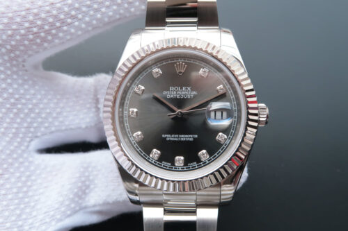 Rolex Datejust M126334-0005 EW Factory Grey Dial Replica Watch