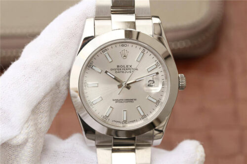Rolex Datejust M126300-0005 EW Factory White Dial Replica Watch
