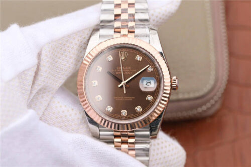 Rolex Datejust M126331-0004 EW Factory Diamond-Studded Dial Replica Watch